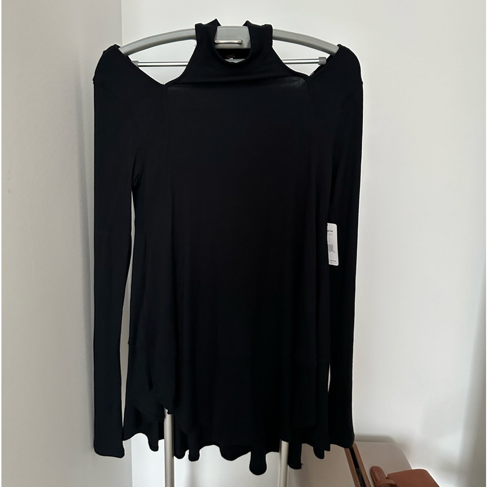 Free People off the shoulder black top